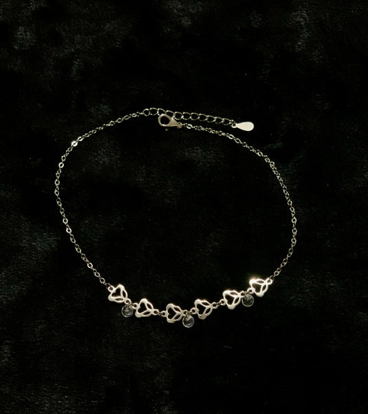 Elegant Silver Anklet Pair – Traditional Women’s Jewelry Online